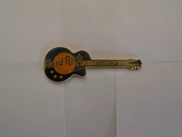 H. Rock Electric Guitar Enamel Pin. Very Rare.