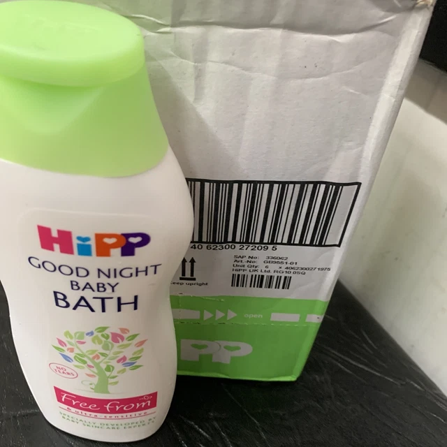 HiPP, Good Night Bath Baby Bath, Sandalwood,350 ml (Pack of 6)