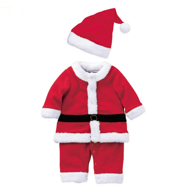 1 set costume da Babbo Natale bambini altezza 70 cm festa festa festa cosplay cappello e