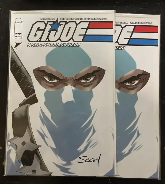 Gi Joe Real American Hero 301 Storm Shadow Variant Cover Signed By Artist
