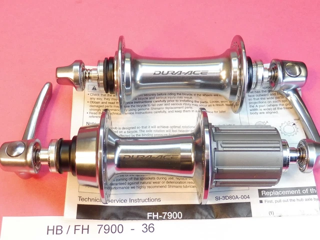 SHIMANO DURA ACE 7900 10 SPD Moyeux Libres 36.36/130 MM Bicyclette Moyeu - Cache EUR 420,78 - FR