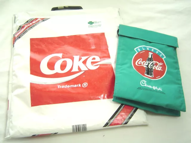Vintage Coca Cola Insulated Cooler Bag and Lunch Bag
