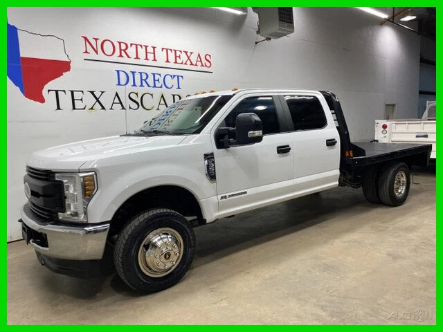 2019 Ford F-350 XL 4x4 Diesel Dually Flat Bed Bluetooth Camera Tow