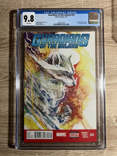 Guardians of the Galaxy 23 CGC 9.8 Rocket Raccoon First Knull planet Venom Key🔑