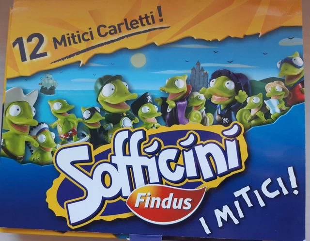 Sofficini Findus QUEL MITO DI CARLETTO MITICI CARLETTI Serie 1 12 personaggi