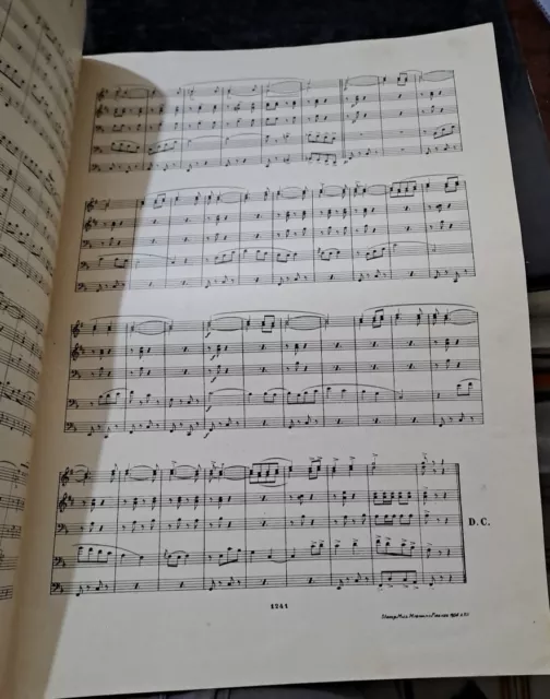 Marce Bersaglieresche Per Fanfara Partitura Spartito 1934 Trombone Cornette 3