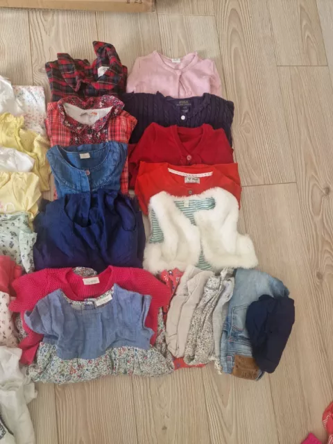 Baby Kinder Kleidung 27 Stck. Konvolut Mädchen 12-24 Monate Mix Posten Restposten guter Zustand 3