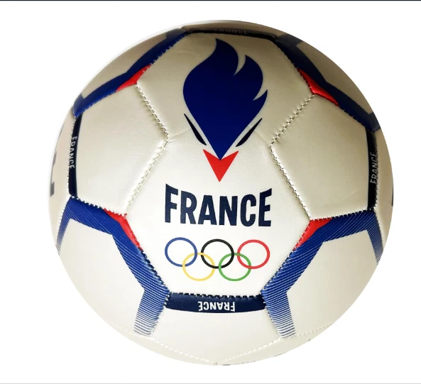 Ballon De Football France – Collection Officielle Equipe De France – Taille 5, Avec Les 2 étoiles, PVC/PU