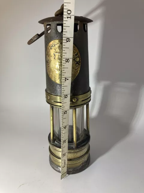Hailwoods Improved miners lamp with brass base by Ackroyd & Best Ltd.