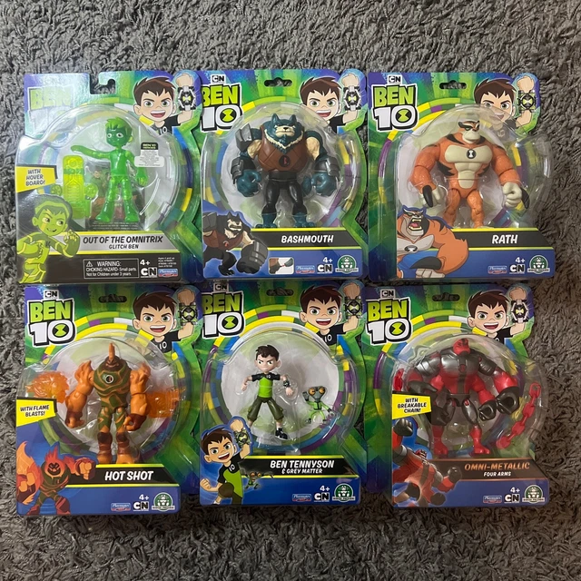 BEN 10 ARTICULATED Action Figure 6 Pack Collectible Bundle Set New