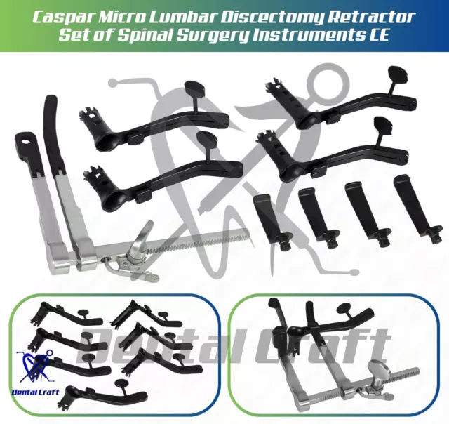 Caspar Micro Lumbar Discectomy Retractor Set of Spinal Surgery Instruments CE