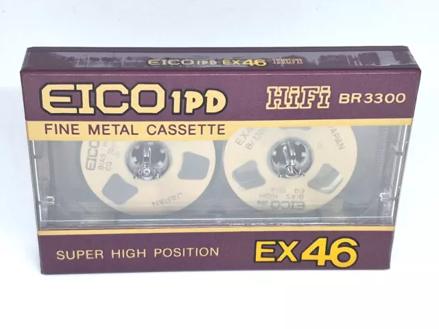 EICO IPD EX 46 REEL TO REEL Blank Audio Cassette Tape (Sealed)NEW