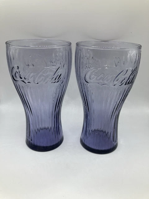 COCA COLA LOT De 2 Verres Publicitaires - Bar & Bistrot EUR 12,00 - FR