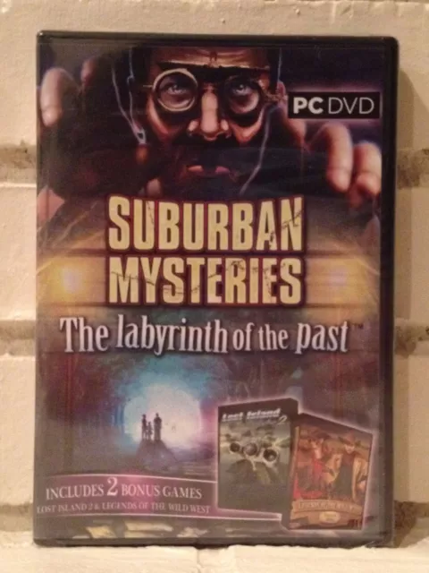suburban mysteries --- 3 mystery action adventure computer games --- new