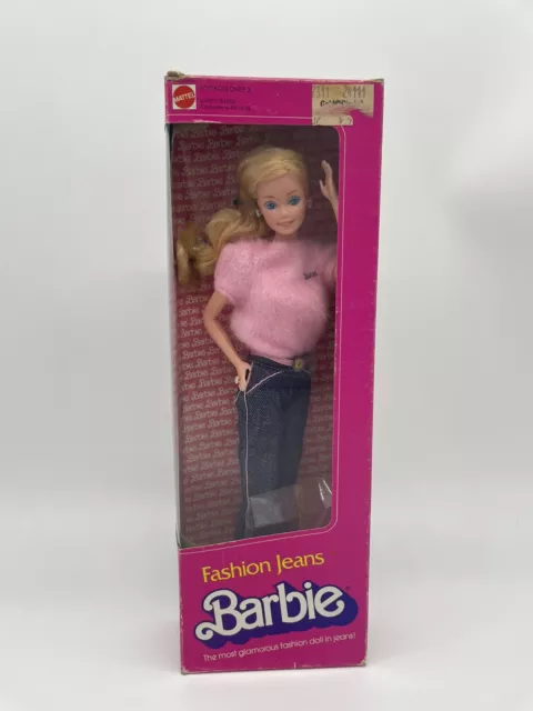 Barbie 1981 Fashion Jeans Made In Philippines Nrfb