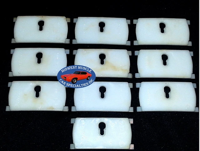 NOS Vinyl Top Molding Clips GM NOS Body/Window/Trunk Vinyl Trim Clips - 10 Pieces Set For Classic GM Cars Midwest Muscle Car Specialties - Foto 6