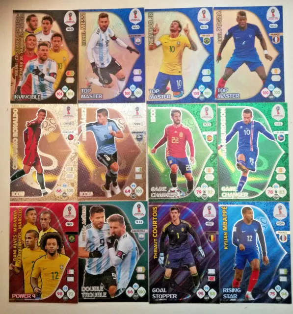 Adrenalyn XL FIFA World Cup 2018 Russia INSERTS 400 - 467 Icon invincible master