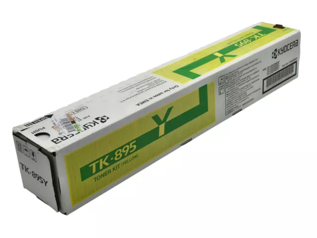 Kyocera Toner Kit TK-895Y  Yellow (Gelb) Original FS-C8020 C8025 C8520 C8525MFP