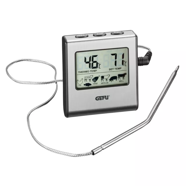 Fleischthermometer TEMPERE Digital Braten Thermometer Grillthermometer Küche