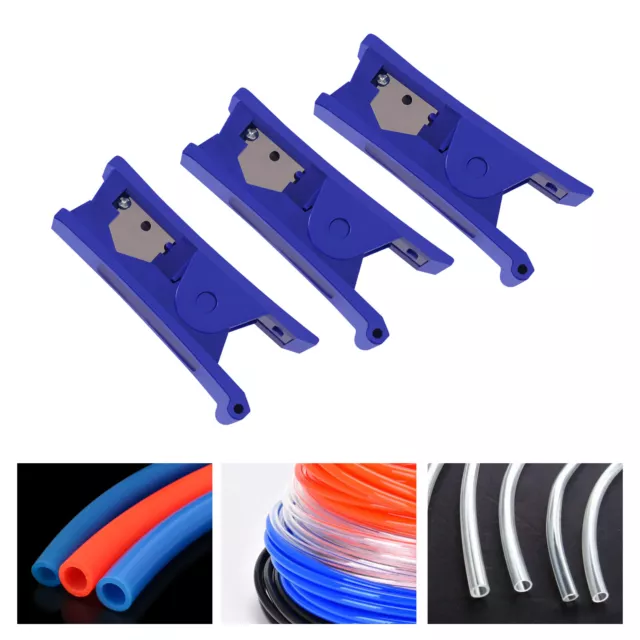 3x Hose Cutter for Air Line Nylon PU Plastic Rubber Tube Pipe Cutting Tool