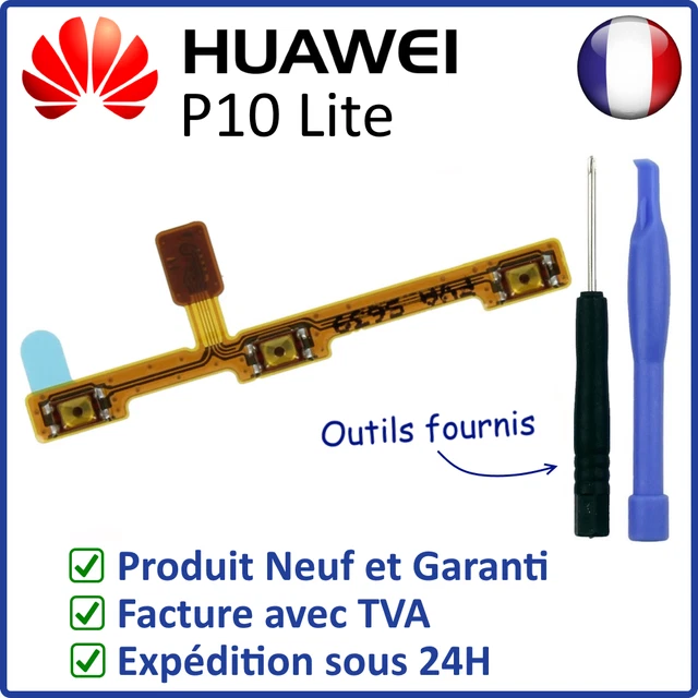 Nappe Interne Des Boutons Touches Power On Off Et Volume + - Du Huawei P10 Lite