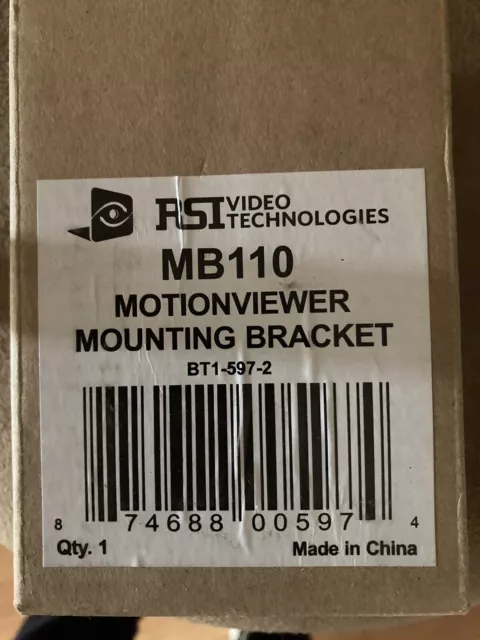 RSI Video Technologies MB110 Motionviewer Mounting Bracket