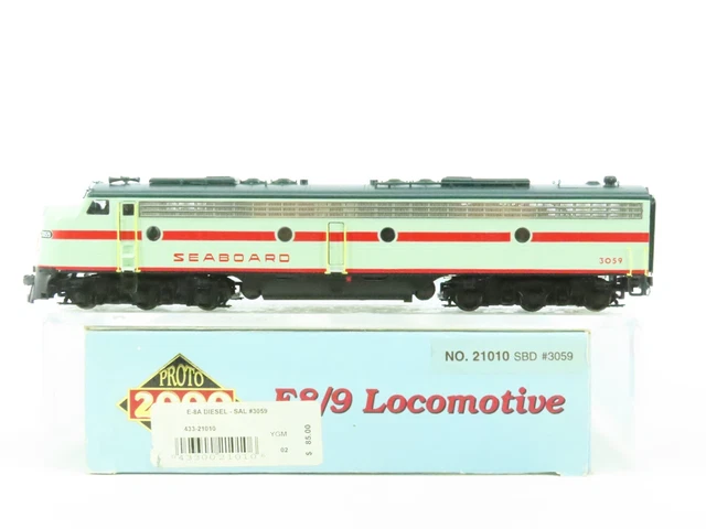 HO Scale Proto 2000 #21010 SAL Seaboard Air Line E8 Diesel #3059 - DCC Ready