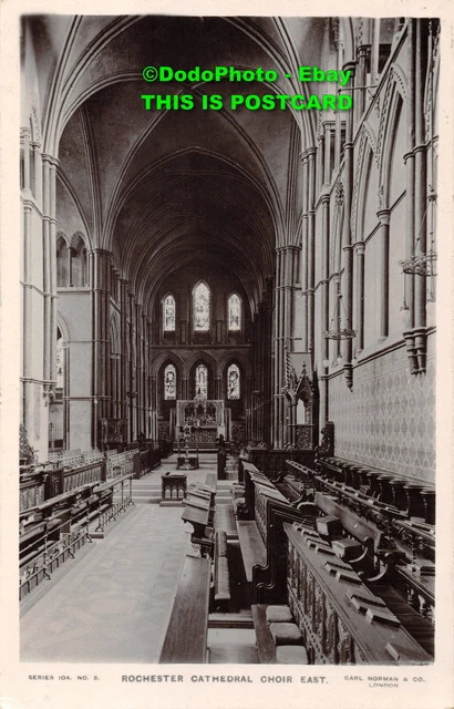 R336511 Kathedrale von Rochester. Chor East. Carl Norman. Echte Fotoserie. 104. Nein