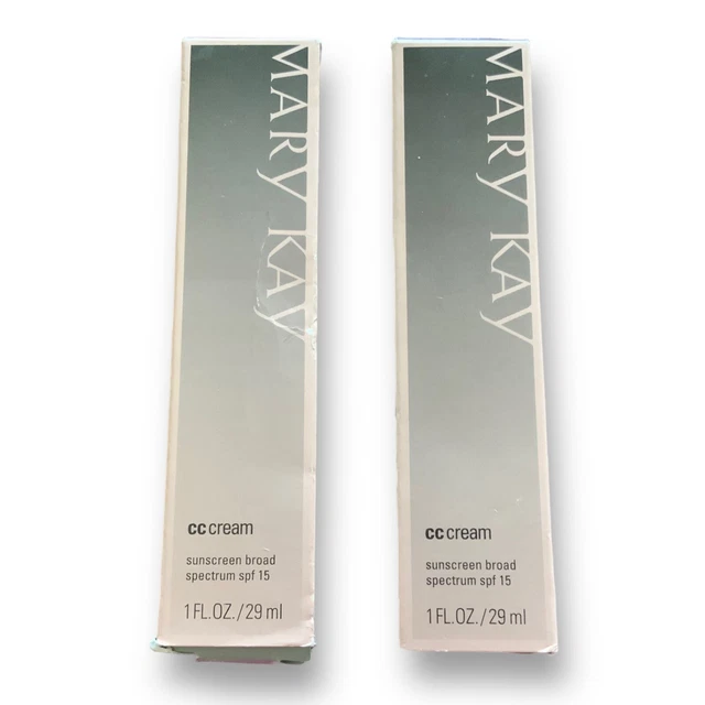 Mary Kay CC Crema Protector Solar Amplio Espectro FPS15 Profundo 072825 Nuevo Lote de 2