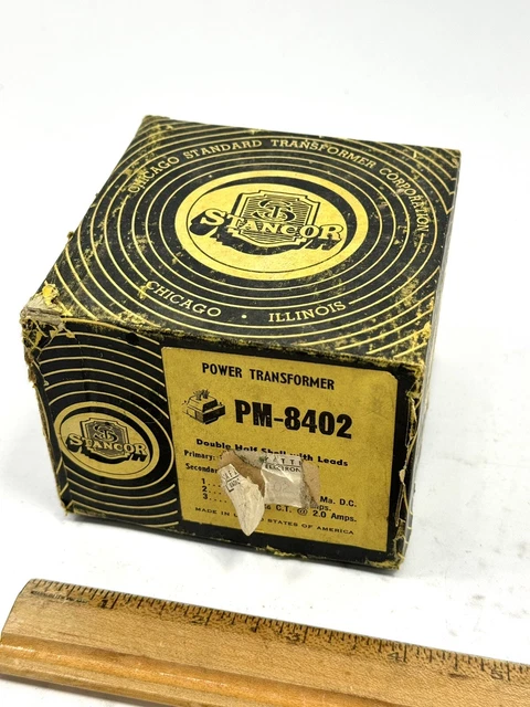 STANCOR PM 8402 Tube Amp Power Transformer 240-CT-240 V, 5V