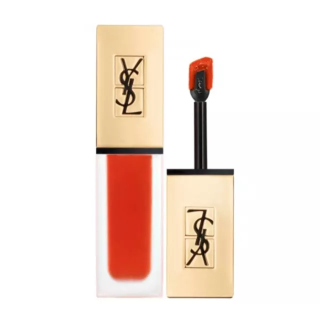 YSL Tatouage Couture 02 Matte Stain Ink - Crazy Tangerine, Luxury Lip Tint