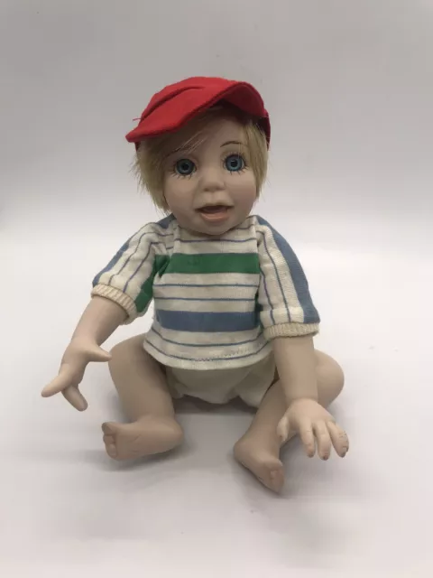 Kais Porcelain Doll American Artist Melissa Mccrory Collection "Andrew" Boy 8”
