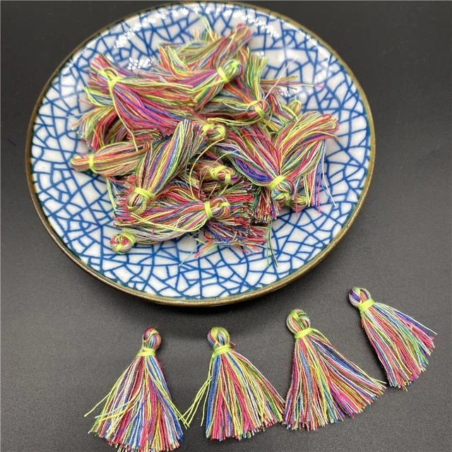 Cotton Fringe Trim Tassels Sewing Curtain Pendant Strap Tassel Crafts Diy 30pcs 12