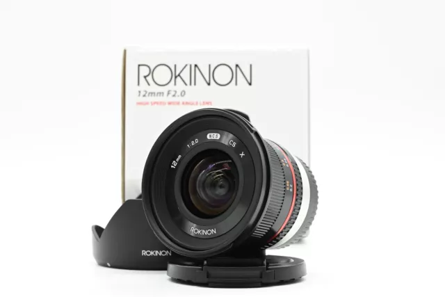 Rokinon 12mm f2 NCS CS Lens Fujifilm XF #434