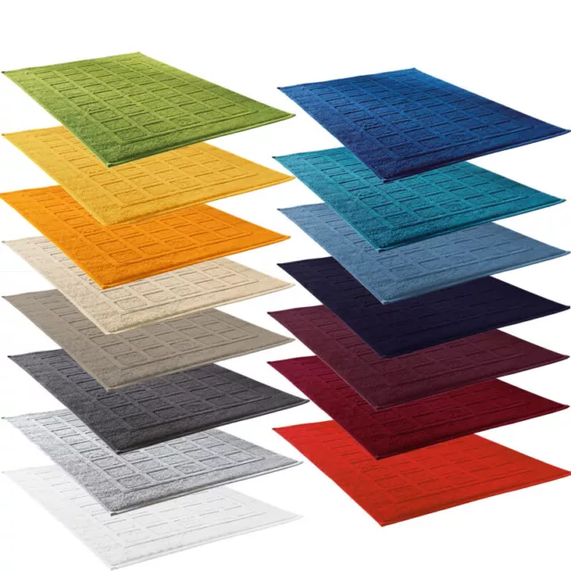 Dyckhoff Frottierserie Planet Badvorleger Badematte 50x80 cm GOTS Bio Baumwolle
