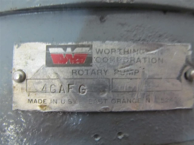 Worthington 4GAFG, Rotary Pump - Refurbished 2