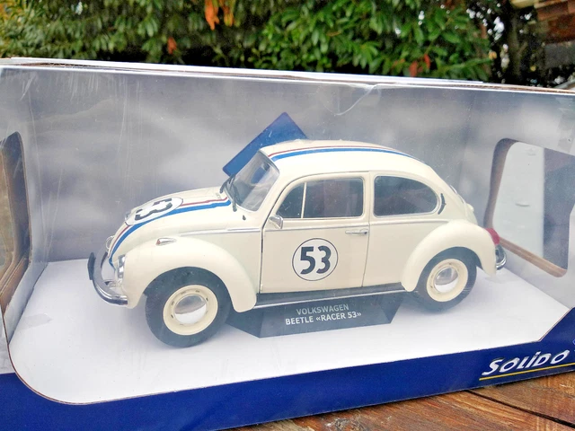 VW cox Choupette Un amour de coccinelle echelle 1/18eme Solido,longueur 22cm 3