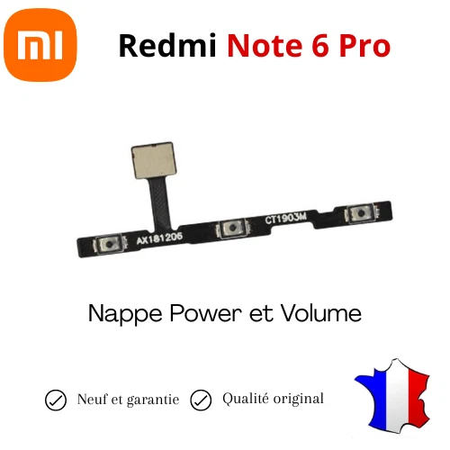 Nappe Bouton Power/volume Pour Xiaomi Redmi Note 11, Poco M4 Pro, Note 11S - Neuf