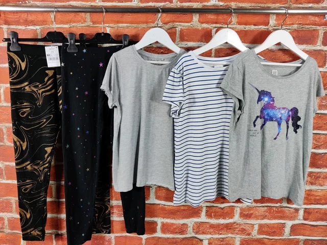 Girls Bundle Age 11-12 Years Next Gap M&S Leggings Top T-Shirt Unicorn Set 152Cm
