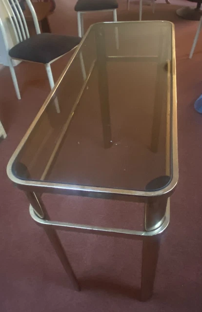 80s Anodized Hall Table
