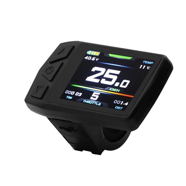 Écran LCD De Vélo électrique, 24 V 36 V 48 V, Compteur D'affichage LCD De Vélo électrique étanche, Ordinateur De Vélo électrique, Accessoires De Modification De Vélo électrique For Guidon De 22,2
