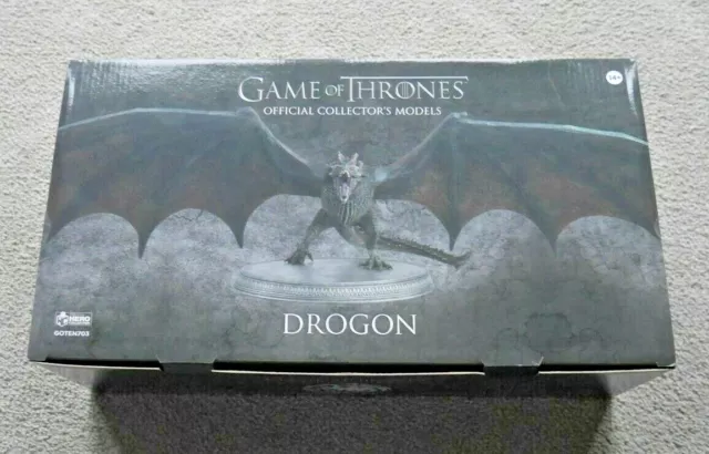 * New * Drogon Eaglemoss Game Of Thrones Model Dragon Limited Edition Unopened