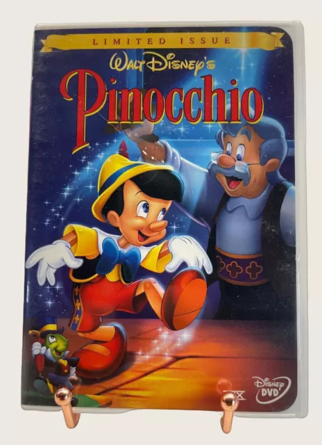 Walt Disney Pinocchio DVD 1999 Limited Issue THX Certified