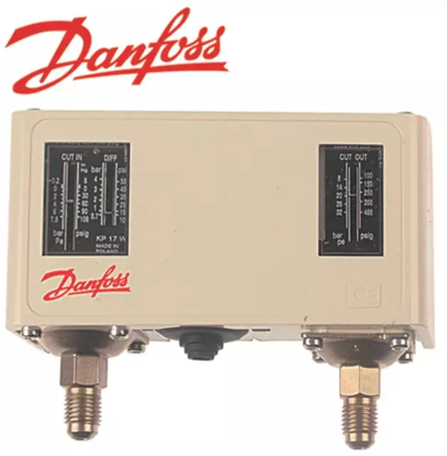 DANFOSS KP17W60-1275 Pressostat Hochdruck/Niederdruck für Kältetechnik 8-32bar