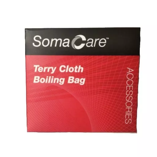 Soma Care White Terry Cloth Boiling Bag Accessory Heat Cold Pack Therapy NEW
