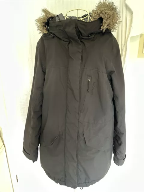 DIDRIKSONS LINDSEY WOMEN Parka Jacket Size 36 M Hooded Insulated Sherpa s6751 105.31 PicClick UK