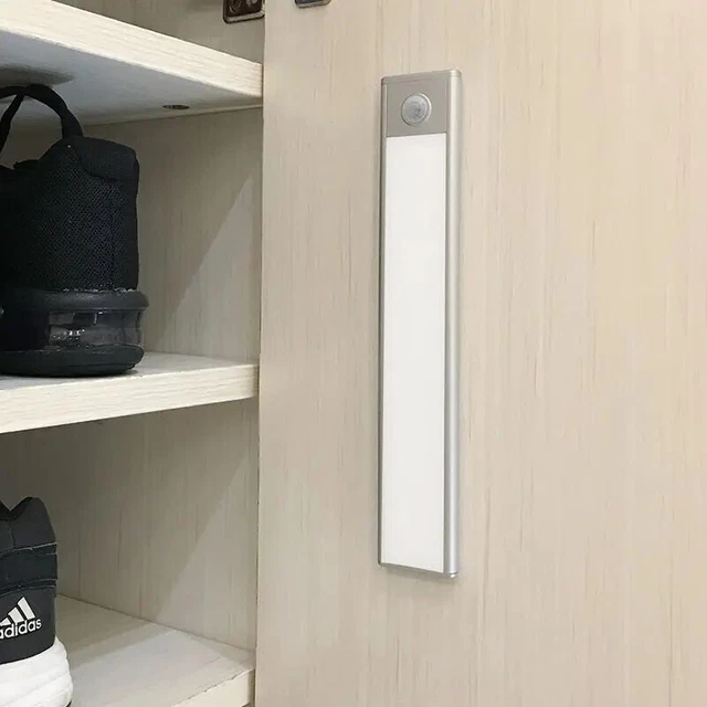 LED MOTION SENSOR Under Closet Light USB Rechargeable Kitchen