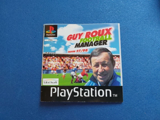 Jeu PS1 Guy Roux Football Manager Saison 97/98 – PAL – Boîte Sans Notice