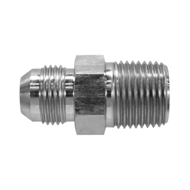 2404-12-06 Hydraulic Fitting 3/4" Male JIC 37°-Flare x 3/8" Male Pipe Connector