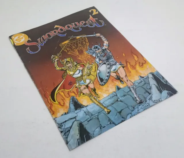 Vintage 1982 Atari 2600 Warner Swordquest: Fireworld DC Comic Book